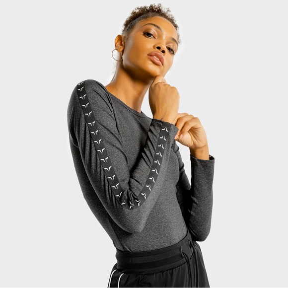 SQUAT WOLF NOOR BODYSUIT ONYX Grey Long Sleeves - Picture 5 of 12